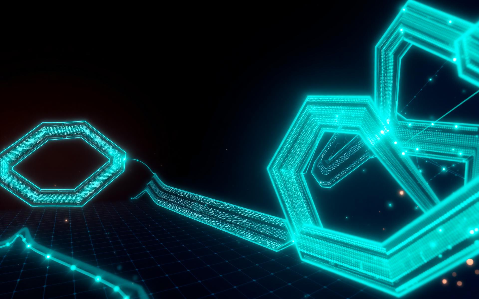 Abstract technology visualization representing REPSAR LTD infrastructure